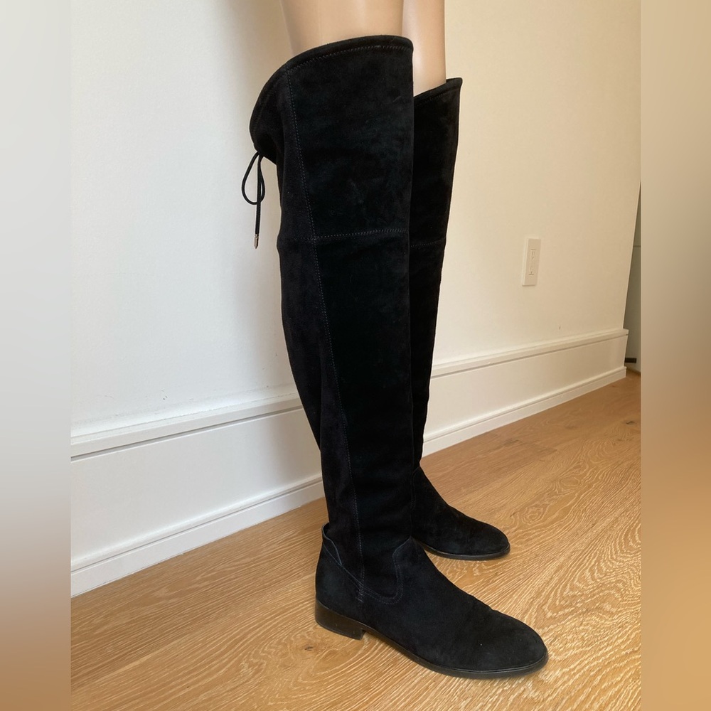 Dolce Vita Black Over the Knee Real Suede Boots